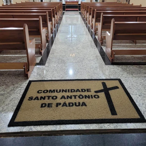 Tapete personalizado para igreja